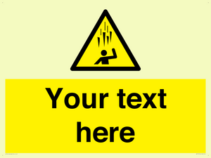 Custom Falling Ice sign